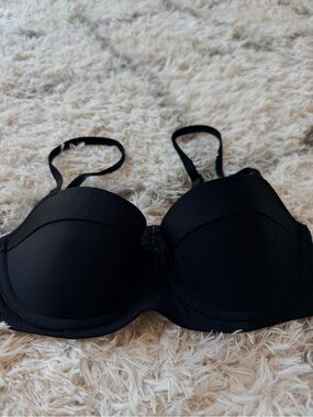 NWT AERIE | Black Bikini Top, Sz 34B